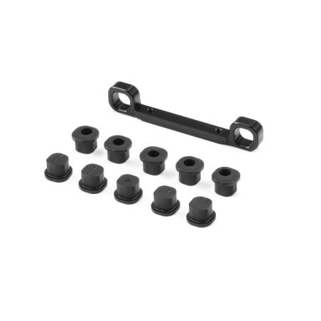 XB8 ALU FRONT UPPER ARM HOLDER SEMI-SPLIT BULKHEAD  - XRAY