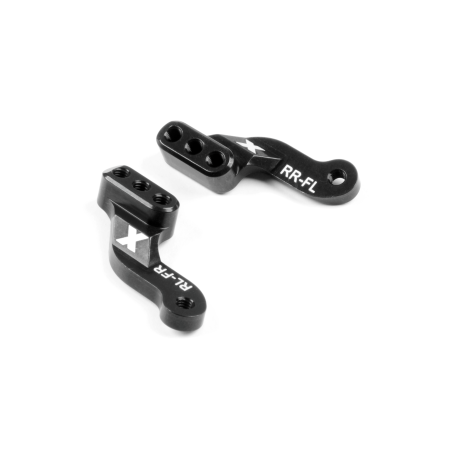 GT ALU SHOCK PLATE - SWISS 7075 T6 (L+R) - XRAY