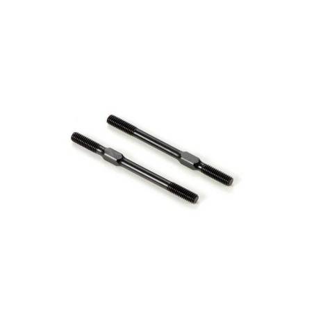 ADJ. TURNBUCKLE M4 L/R 52.5 MM - HUDY SPRING STEEL - V3 (2) - XRAY
