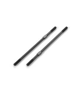 ADJ. TURNBUCKLE M4 L/R 91 MM - HUDY SPRING STEEL™ (2) - 352619 - XRAY