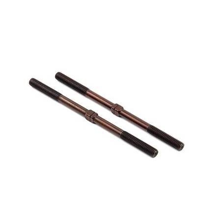 ADJ. TURNBUCKLE M5 L/R 91 MM - HUDY SPRING STEEL™ (2) - XRAY