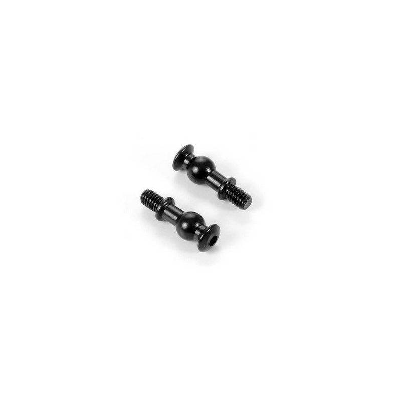 BALL STUD 6.8MM WITH BACKSTOP L 8MM - M4x6 (2) - XRAY