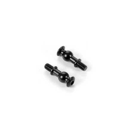 BALL STUD 6.8MM WITH BACKSTOP L 8MM - M4x6 (2) - 352657 - XRAY