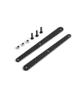 GRAPHITE INSERT FOR MEDIUM REAR COMPOSITE BRACE - SET - 353280 - XRAY