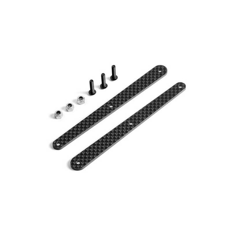 GRAPHITE INSERT FOR MEDIUM REAR COMPOSITE BRACE - SET - 353280 - XRAY GRAPHITE INSERT FOR MEDIUM REAR COMPOSITE BRACE - SET - 353280 - XRAY