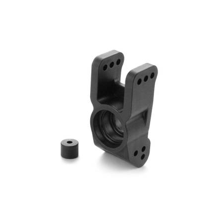 XB8 COMPOSITE REAR UPRIGHT LB - GRAPHITE - XRAY