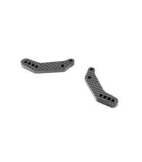 GT GRAPHITE EXTENSION FOR ALU REAR UPRIGHT (1+1) - XRAY