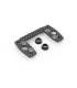 GTX GRAPHITE CENTER MOUNTING PLATE 2.5MM - 354252 - XRAY