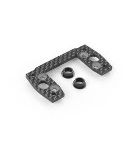 GTX GRAPHITE CENTER MOUNTING PLATE 2.5MM - 354252 - XRAY