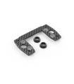 GTX GRAPHITE CENTER MOUNTING PLATE 2.5MM - 354252 - XRAY