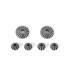 STEEL DIFF BEVEL & SATELLITE GEARS - V2 (2+4) - 355031 - XRAY