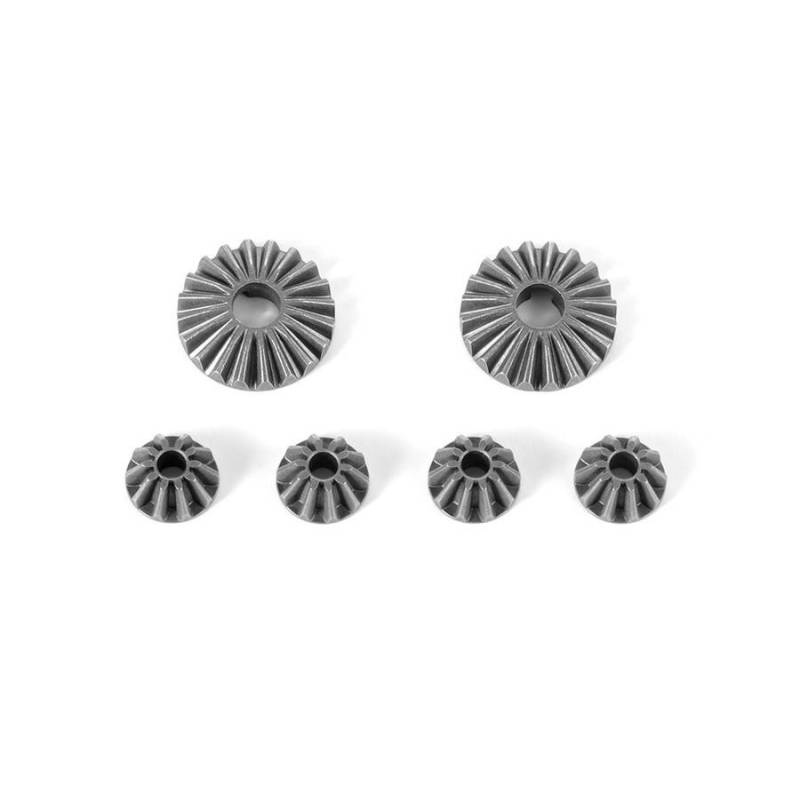 STEEL DIFF BEVEL & SATELLITE GEARS - V2 (2+4) - XRAY STEEL DIFF BEVEL & SATELLITE GEARS - V2 (2+4) - XRAY