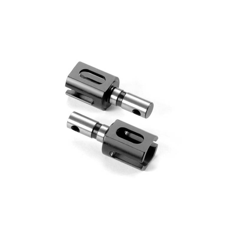 LARGE CENTER DIFF OUTDRIVE ADAPTER - HUDY STEEL (2) - 355072 - XRAY LARGE CENTER DIFF OUTDRIVE ADAPTER - HUDY STEEL (2) - 355072 - XRAY