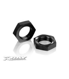 WHEEL NUT - RIBBED - HARD COATED (2) - XRAY