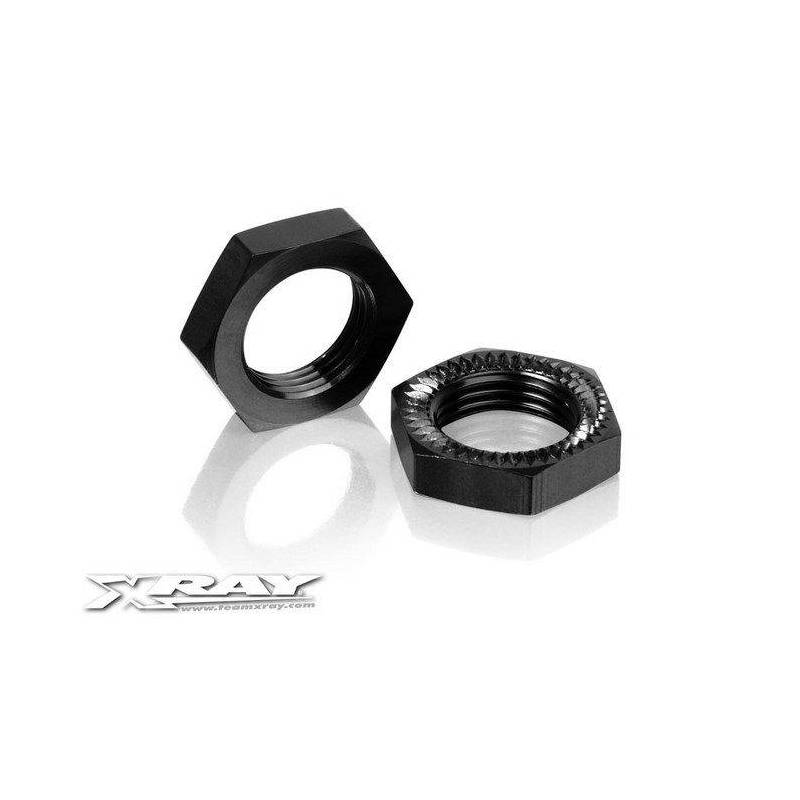 WHEEL NUT - RIBBED - HARD COATED (2) - XRAY WHEEL NUT - RIBBED - HARD COATED (2) - XRAY