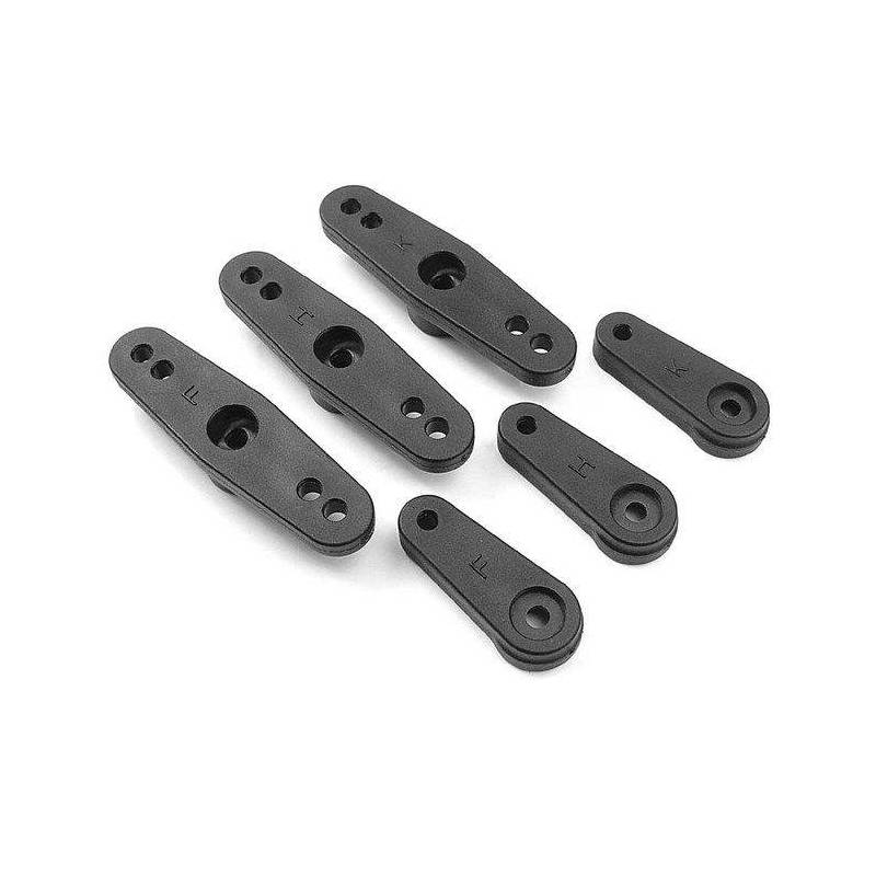 BRAKE/THROTTLE ARMS & STEERING SERVO ARMS - SET - XRAY BRAKE/THROTTLE ARMS & STEERING SERVO ARMS - SET - XRAY