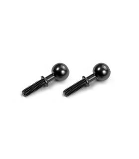 ALU PIVOT BALL 13.7 MM WITH STEEL SCREW (2) - XRAY