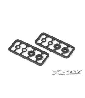 COMPOSITE SET OF SHIMS FOR SHOCKS - DELRIN - V2 (2) - 358019 - XRAY