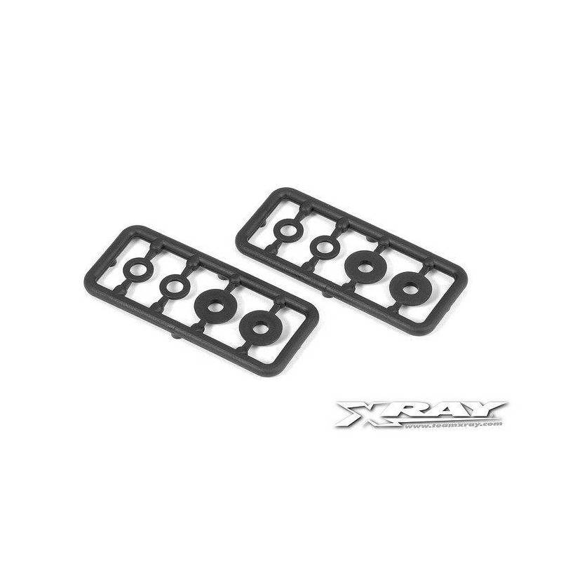 COMPOSITE SET OF SHIMS FOR SHOCKS - DELRIN - V2 (2) - XRAY COMPOSITE SET OF SHIMS FOR SHOCKS - DELRIN - V2 (2) - XRAY