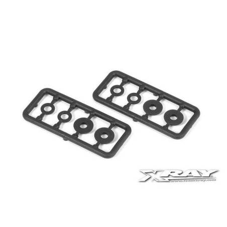 COMPOSITE SET OF SHIMS FOR SHOCKS - DELRIN - V2 (2) - XRAY