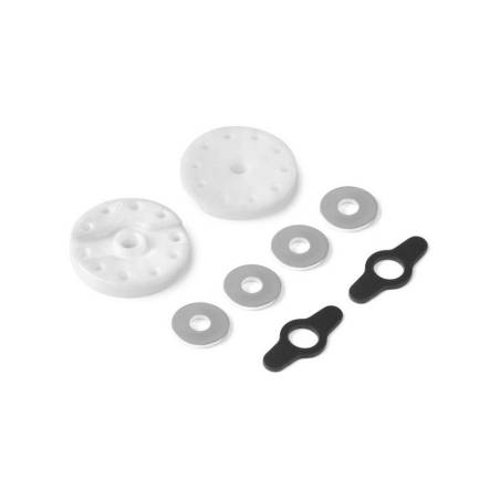 2-WAY FLOW DELRIN SHOCK PISTON 8-H. (1.2MM) & 2-H. (1.2MM) (2) - XRAY
