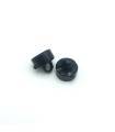 XB8/GT ALU SHOCK CAP NUT VENT HOLE BLACK (2) - V2 - XRAY