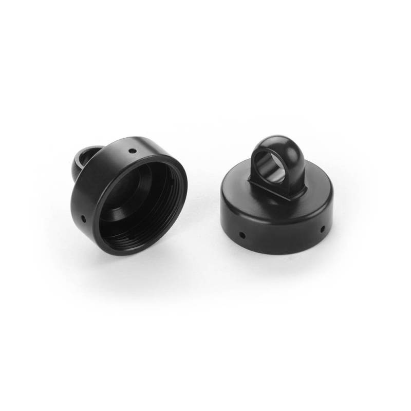 XB8 ALU SHOCK CAP NUT 4x BLEED HOLE - BLACK COATED (2) - XRAY XB8 ALU SHOCK CAP NUT 4x BLEED HOLE - BLACK COATED (2) - XRAY