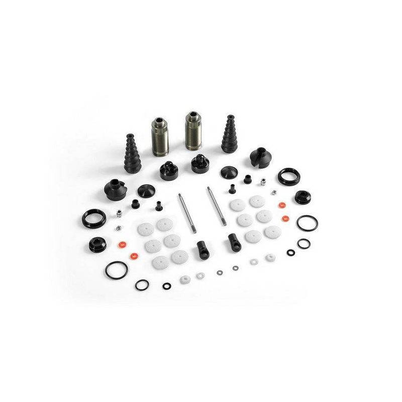 XB8 FRONT SHOCK ABSORBERS + BOOTS COMPLETE SET (2) - XRAY XB8 FRONT SHOCK ABSORBERS + BOOTS COMPLETE SET (2) - XRAY