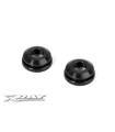 ALU SHOCK BODY NUT FOR SHOCK BOOT (2) - 358142 - XRAY