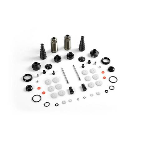 XB8'16 REAR SHOCK ABSORBERS COMPLETE SET - V2 (2) - XRAY