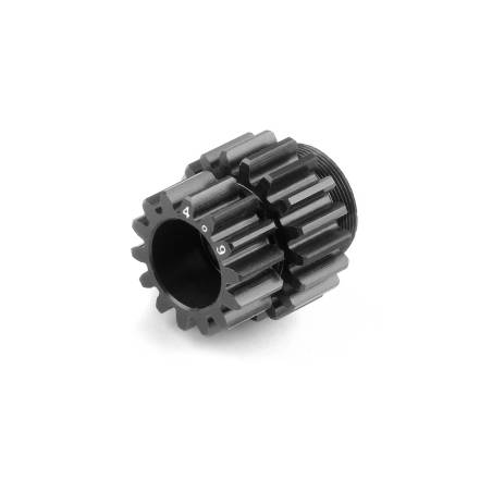 ALU PINION GEAR 14/19T - HARD COATED - XRAY
