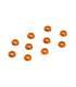 ALU CONICAL SHIM 3x6x2.0MM - ORANGE (10) - 362280-O - XRAY