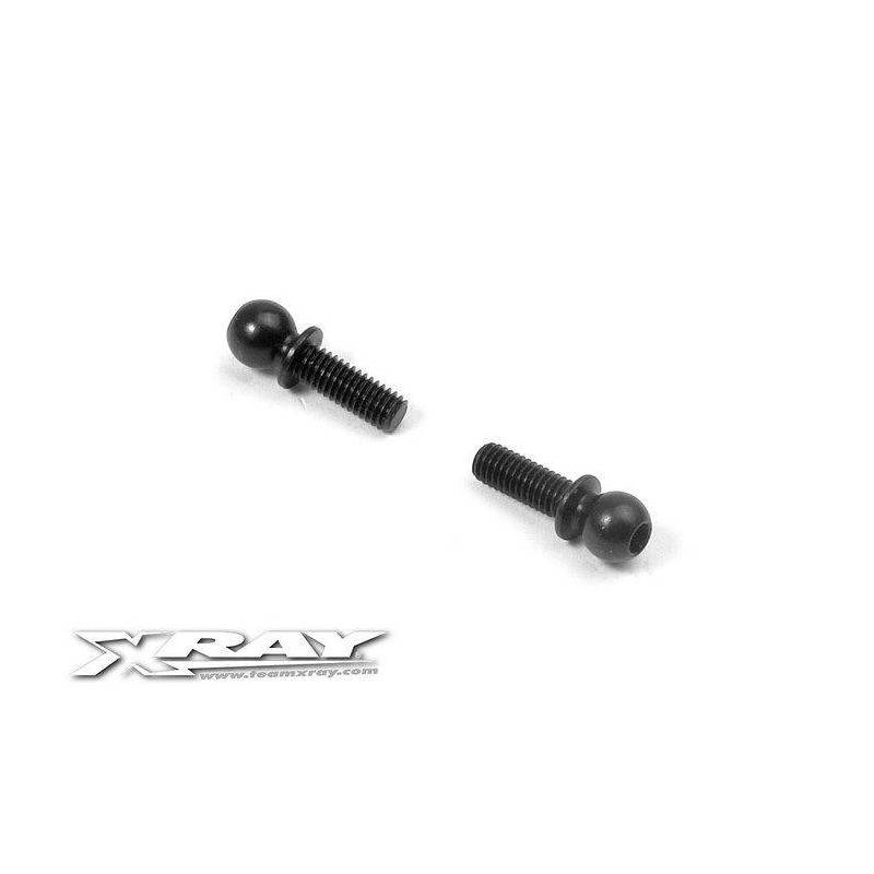 BALL END 4.9MM WITH THREAD 8MM (2) - 362651 - XRAY BALL END 4.9MM WITH THREAD 8MM (2) - 362651 - XRAY