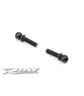 BALL END 4.9MM WITH THREAD 10MM (2) - 362652 - XRAY