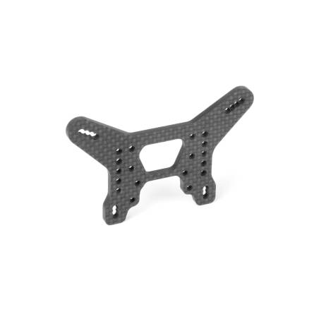 GRAPHITE SHOCK TOWER FOR BULKHEAD HS - REAR - 3.5MM - XRAY - 363085