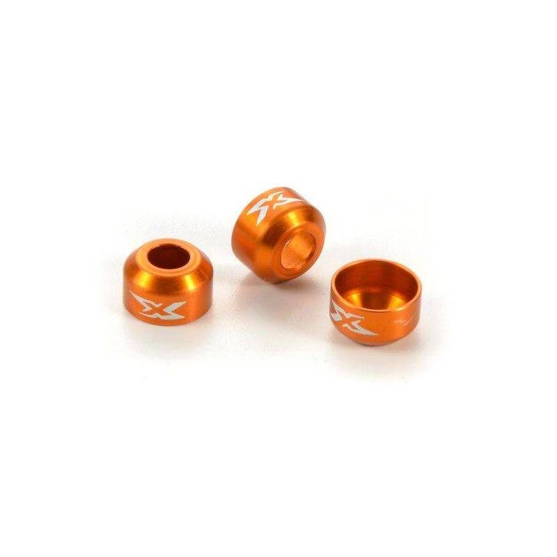 ALU DRIVE SHAFT SAFETY COLLAR - ORANGE (3) - XRAY ALU DRIVE SHAFT SAFETY COLLAR - ORANGE (3) - XRAY
