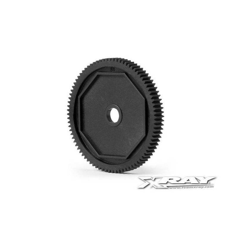 COMPOSITE SLIPPER CLUTCH SPUR GEAR 84T / 48 - 365784 - XRAY COMPOSITE SLIPPER CLUTCH SPUR GEAR 84T / 48 - 365784 - XRAY