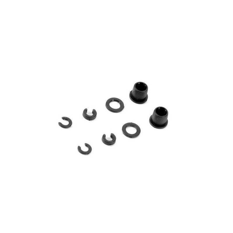 COMPOSITE SHOCK BUSHING & SHIM FOR ALU CAP (2+2) - 368042 - XRAY COMPOSITE SHOCK BUSHING & SHIM FOR ALU CAP (2+2) - 368042 - XRAY
