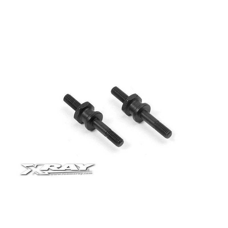 STEEL SCREW SHOCK PIVOT BALL WITH HEX (2) - XRAY STEEL SCREW SHOCK PIVOT BALL WITH HEX (2) - XRAY