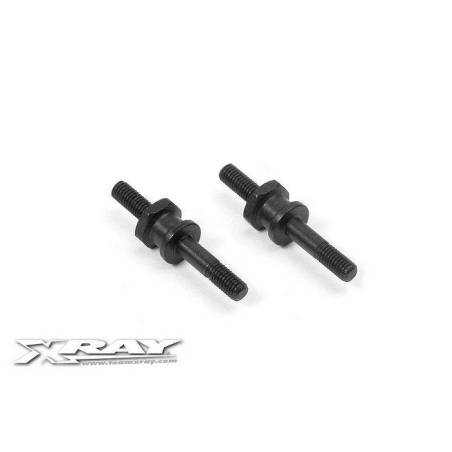 STEEL SCREW SHOCK PIVOT BALL WITH HEX (2) - XRAY