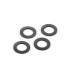 RUBBER SHOCK ABSORBER SHIM FOR ALU CAP (4) - 368091 - XRAY