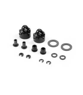 ALU SHOCK CAP-NUT WITH VENT HOLE (2) - XRAY