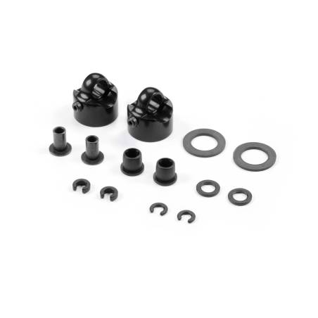 ALU SHOCK CAP-NUT WITH VENT HOLE (2) - XRAY