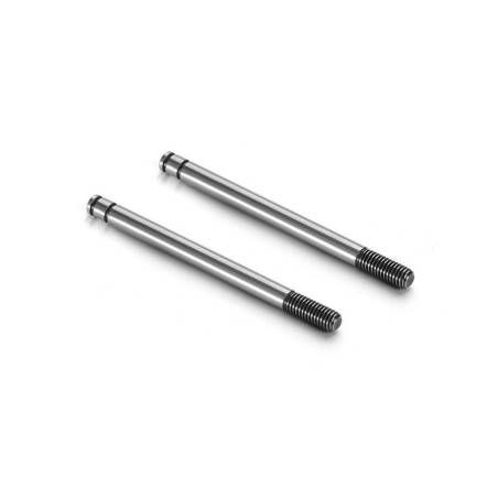 FRONT HARDENED SHOCK SHAFT 42MM (2) - 368161 - XRAY