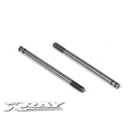 FRONT HARDENED SHOCK SHAFT (2) - XRAY
