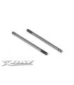 REAR HARDENED SHOCK SHAFT (2) - 368260 - XRAY