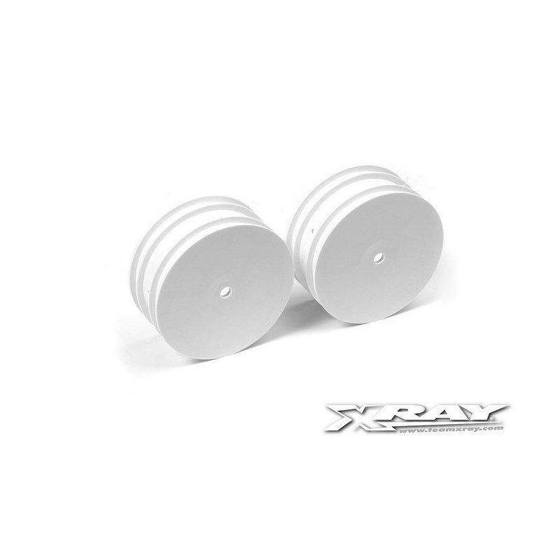 4WD FRONT WHEEL AERODISK WITH 14MM HEX - WHITE - V2 (2) - 369910 - XR 4WD FRONT WHEEL AERODISK WITH 14MM HEX - WHITE - V2 (2) - 369910 - XR