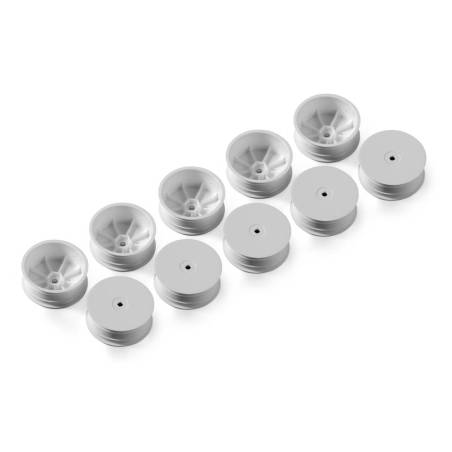 4WD FRONT WHEEL AERODISK WITH 12MM HEX IFMAR - WHITE (10) - XRAY