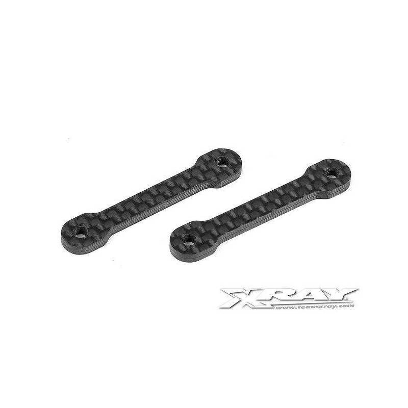 X10 GRAPHITE 2.5MM MOUNTING PLATE RISERS (2) - 371050 - XRAY X10 GRAPHITE 2.5MM MOUNTING PLATE RISERS (2) - 371050 - XRAY