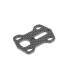 X1'23 GRAPHITE ARM MOUNT PLATE 2.5MM - WIDE WIDTH - XRAY - 371069